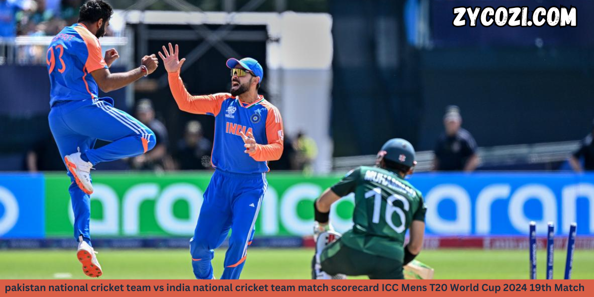 pakistan national cricket team vs india national cricket team match scorecard